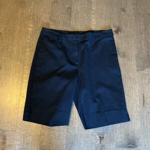 NWT J Jill navy blue stretch shorts size 12
